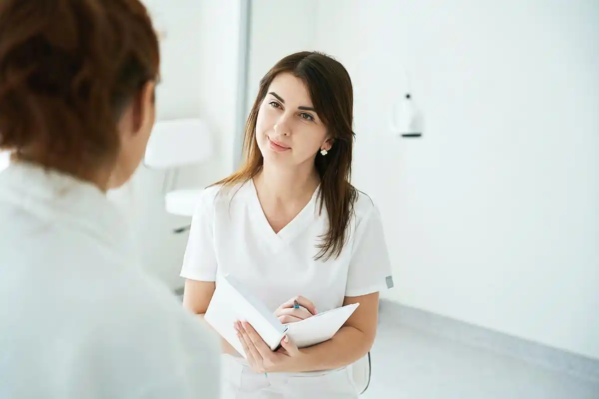 doctor consultation about food for depression